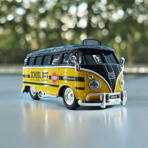 اسباب بازی ماشین فلزی فولکس اتوبوس مدرسه دودزا School Bus_اسباب بازی ماشین